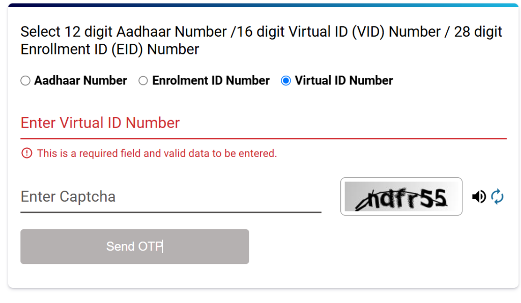 Aadhar Card Download 2